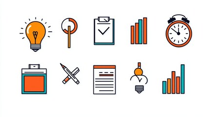 Innovative business strategies office environment graphic design creative workspace aesthetic visuals idea generation techniques