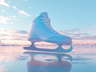 Ice Skate at Sunset
