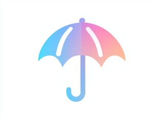 Pastel Umbrella Icon