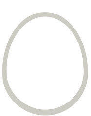 記号的な卵のアイコン