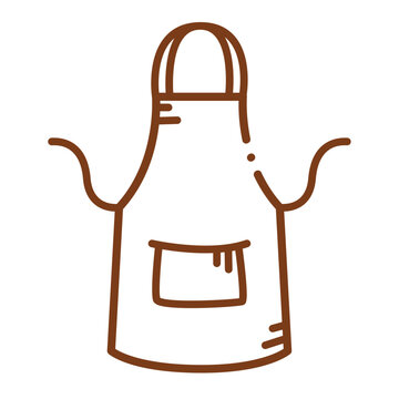 recommend clip art: Kitchen apron icon. Vector