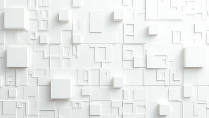 Assemble overlapping circuit fragments on airy white base preserving negative space for an ultra modern tiling effect concept as Indicate subtle high tech hints with layered nodes delivering a polishe