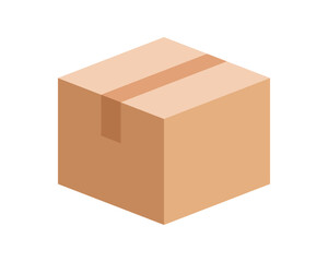 postal parcel box, carton shipping box, brown corrugated box, cardboard postage box for transportation