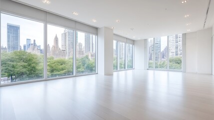 Obraz premium Empty Modern City Apartment