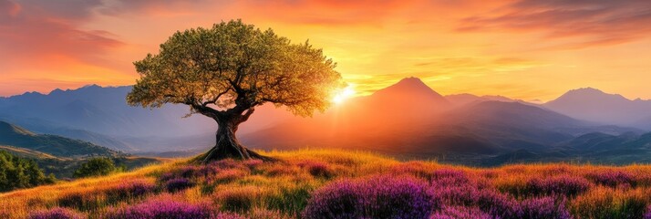 Mountain Sunrise Serenity