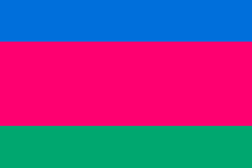 Obraz premium Kuban Peoples Republic flag background