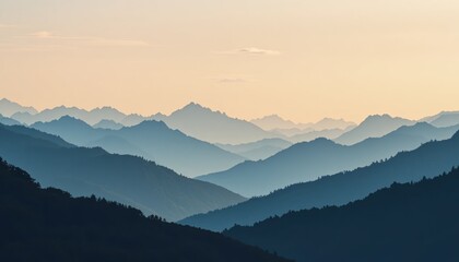 Breathtaking sunrise over majestic mountain range nature landscape photography tranquil environment scenic viewpoint for outdoor enthusiasts