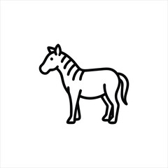 horse icon vector illustration 