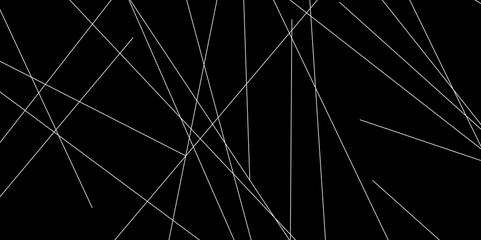 Abstract line background. abstract white lines with black background creative and geometric shape with black luxury pattern and paper texture design in illustration with white line background.