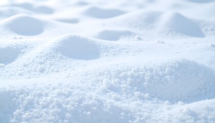 A stunning digital painting featuring abstract swirls of fluffy white snow, creating a sense of serene winter beauty.