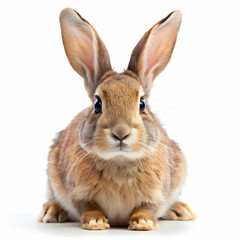 Fototapeta premium rabbit on white background