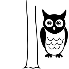 owl on a branch