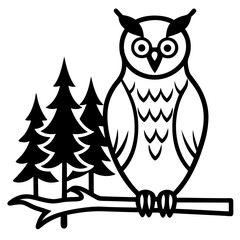 owl on a branch