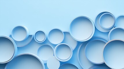 Abstract Blue Circle Background. (4)