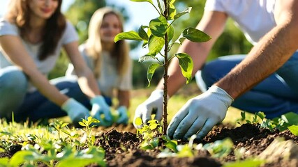 Dedicated volunteers join forces to plant trees in celebration of World Environment Day.