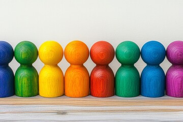 Modern office decor includes an abstract art installation that celebrates the unity of a diverse team, promoting inclusion and collaboration in the workplace