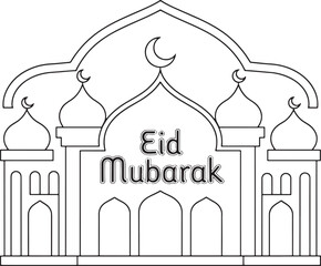 vector illustration of an ancient greek church