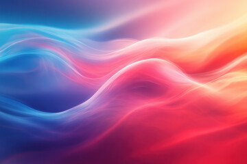 Obraz premium Abstract background with colorful waves blending into one another, creating a vibrant and dynamic visual display.