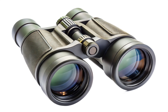 pair of pair of binoculars isolated on white background PNG,AI GENERATED