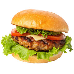 Street Food Burger Clipart Collection for Savory and Delicious Snack-Themed Designs