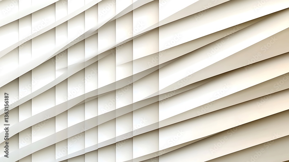 Poster captivating linear pattern of shadows and highlights with repeating shapes
