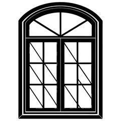 Window Silhouette Vector