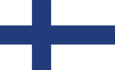 Finland Flag Vector Clipart Illustration - High Quality Design of the Finnish National Flag in Bold Colors for Creative Projects, Web Design, and More