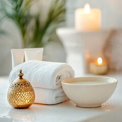 Traditional Moroccan hammam shampoo ritual, spa-like serenity