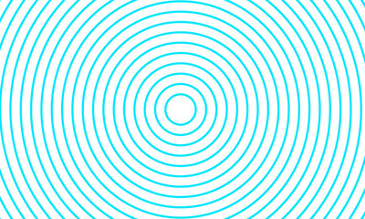 Turquoise concentric circles with geometric optical illusion effect