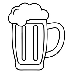 Beer Mug Drawing Line Art