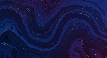 Obraz premium Abstract swirls of blue and purple paint create a mesmerizing background texture