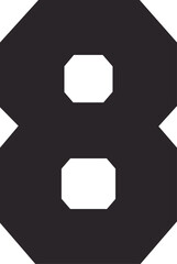 Number Font Design
