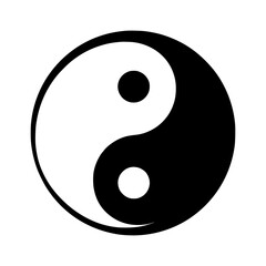 Yin Yang Symbol - Vector Graphic