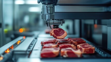 Advanced robotics for accurate meat cut analysis and safety