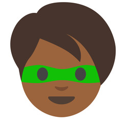 Superhero: Dark Skin Tone
