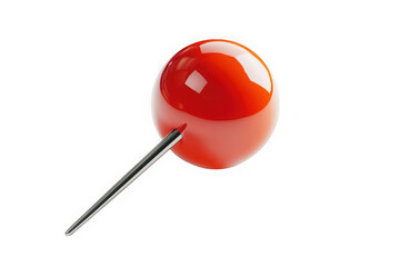 red push pin