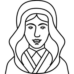 Modern Line Art Poster Drawing