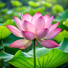 Obraz premium nature lotus flower and background white