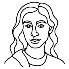 Portraits Drawing Line Art