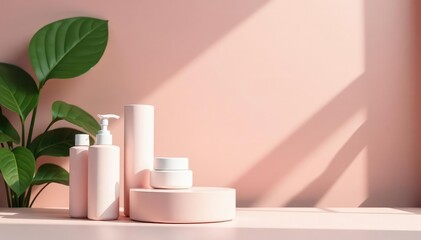 Clean minimalist product display, pristine backdrop, image, studio