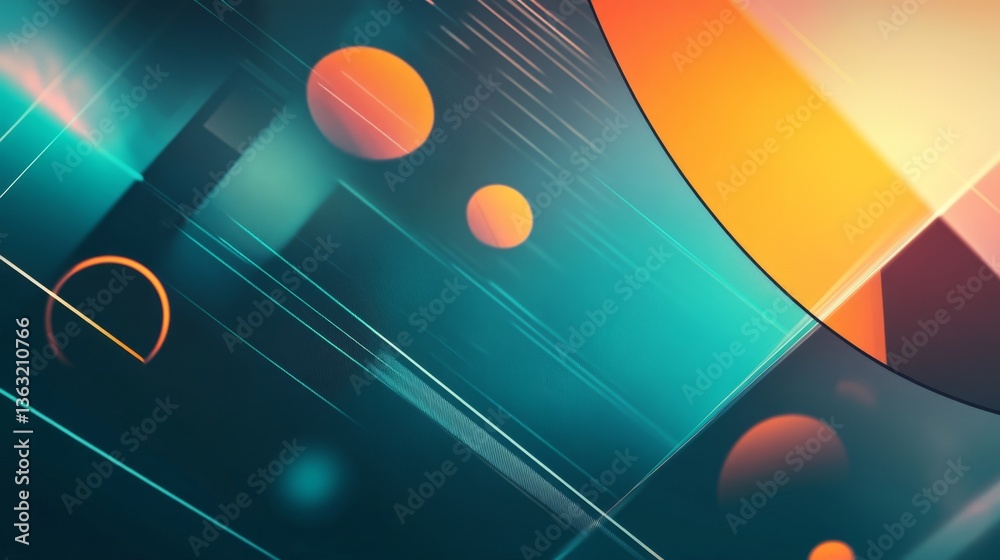 Poster dynamic abstract design digital art studio graphic creation modern environment close-up view visual 