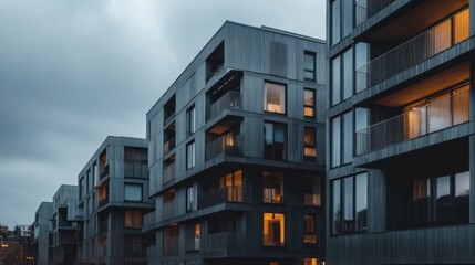 A sleek modern apartment complex rising from an active construction zone --ar 16:9 --v 6.1 Job ID: e6d62bbf-144f-4a13-b429-51f9324c274b