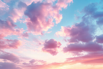 Obraz premium Pink sky with clouds over boat in water at dusk.