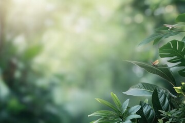 Naklejka premium celebrate international day for biological diversity with vibrant image of diverse flora and fauna against blurred