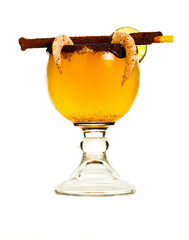 Clean Beer with shrimps