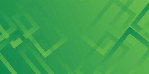 Green abstract background with geometric shapes gradient color for presentation design. Suit for business, corporate, institution, conference, party, festive, seminar, and talks.
