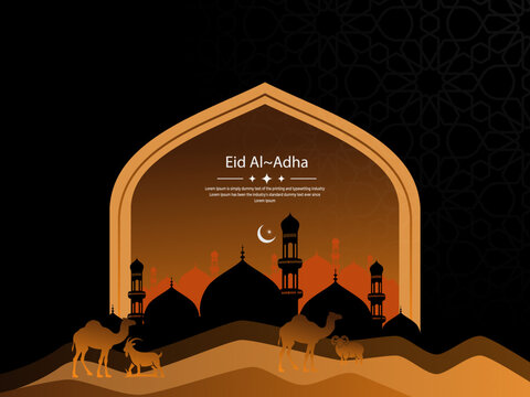 Eid al-Adha Islamic Festival Celebration