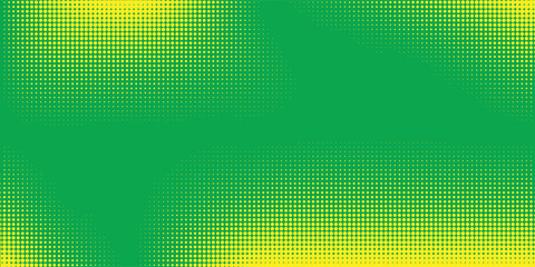 Dots halftone yellow green color pattern gradient texture background.