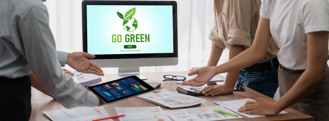 Green business transformation for brisk corporate business to thank green marketing strategy