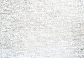 Fototapeta premium White linen canvas texture background, white paper surface with fine grain for design and decoration, white wall